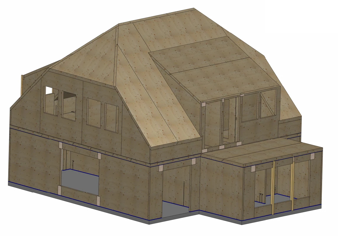 Brettsperrholzplanung – Holzbau von ACU Nord