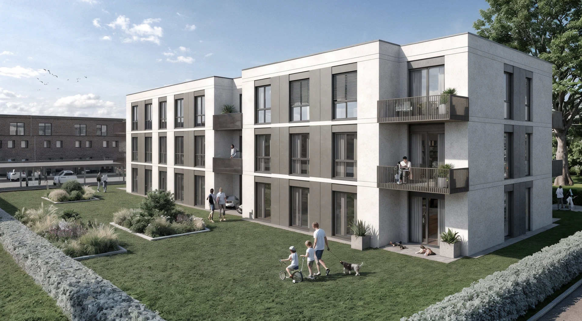 Mehramilienhaus in Kiel – Architektur von ACU Nord